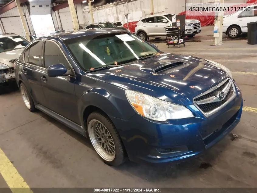 2010 Subaru Legacy 2.5Gt Premium VIN: 4S3BMFG66A1212830 Lot: 40817922