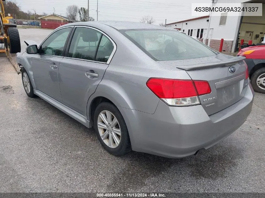 2010 Subaru Legacy 2.5I Premium VIN: 4S3BMCG69A3241337 Lot: 40855541