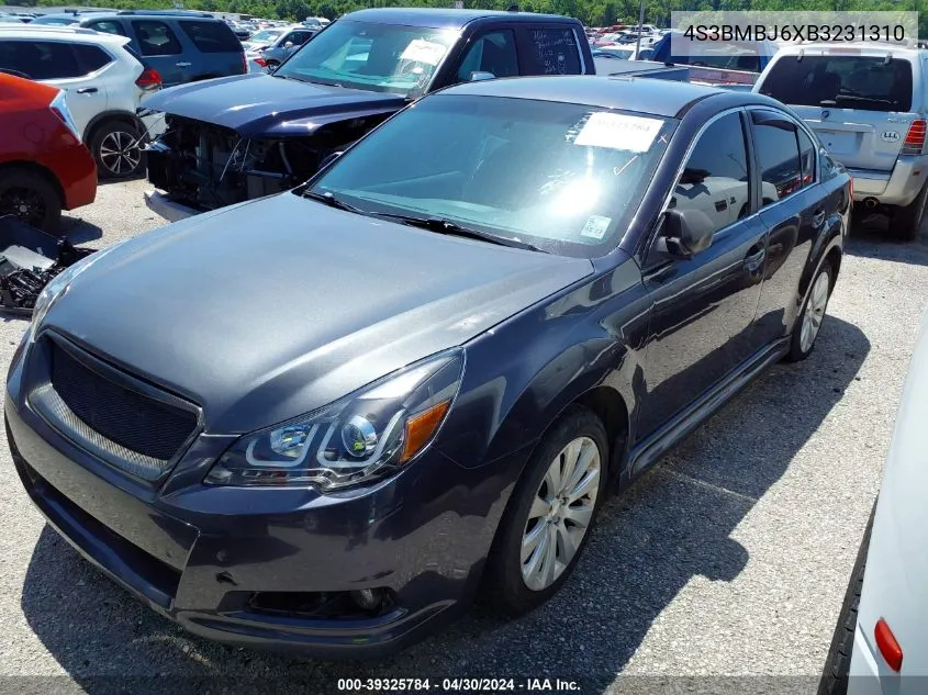 2011 Subaru Legacy 2.5I Limited VIN: 4S3BMBJ6XB3231310 Lot: 39325784