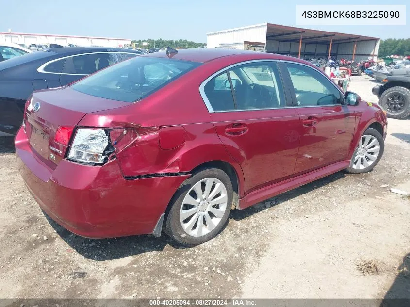 4S3BMCK68B3225090 2011 Subaru Legacy 2.5I Limited