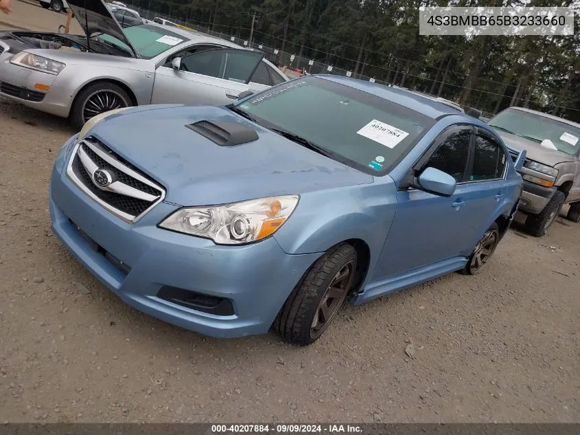 2011 Subaru Legacy 2.5I Premium VIN: 4S3BMBB65B3233660 Lot: 40207884