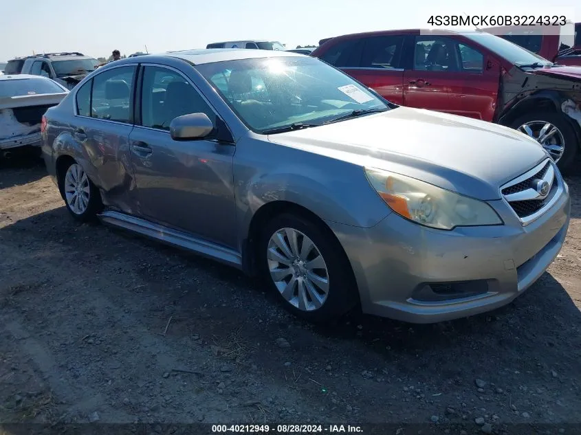 4S3BMCK60B3224323 2011 Subaru Legacy 2.5I Limited