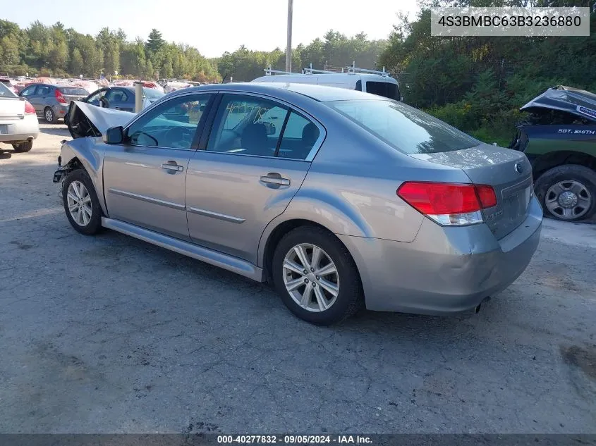 4S3BMBC63B3236880 2011 Subaru Legacy 2.5I Premium