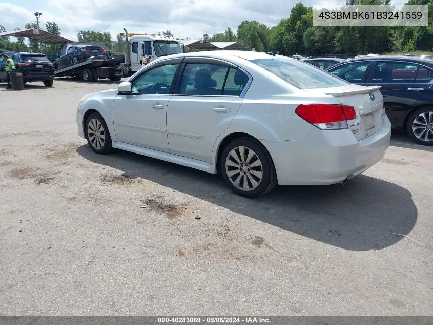 4S3BMBK61B3241559 2011 Subaru Legacy 2.5I Limited