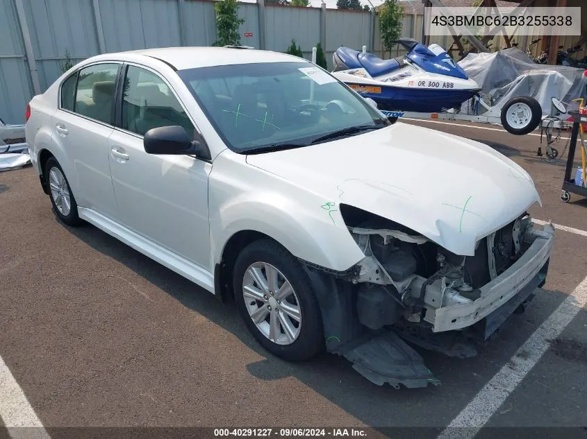 2011 Subaru Legacy 2.5I Premium VIN: 4S3BMBC62B3255338 Lot: 40291227