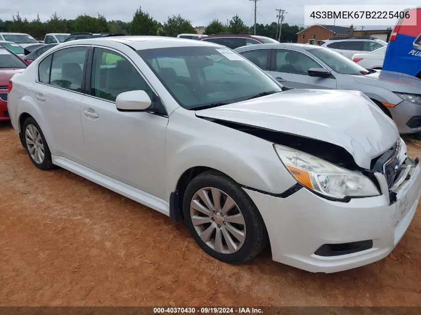 2011 Subaru Legacy 3.6R Limited VIN: 4S3BMEK67B2225406 Lot: 40370430