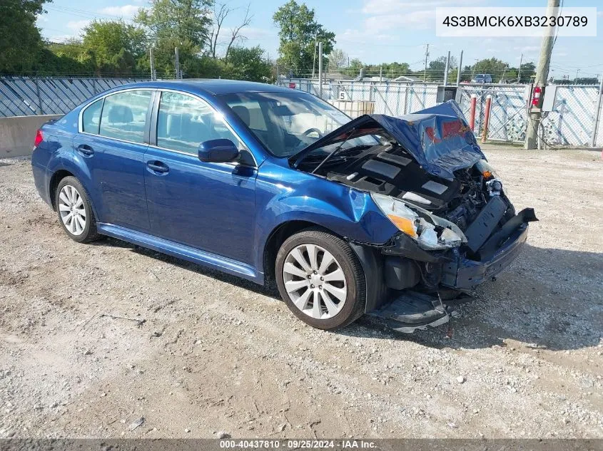 2011 Subaru Legacy 2.5I Limited VIN: 4S3BMCK6XB3230789 Lot: 40437810