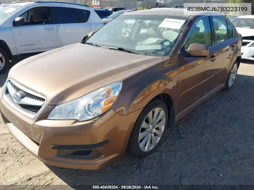 2011 Subaru Legacy 2.5I Limited VIN: 4S3BMCJ67B3223199 Lot: 40439204