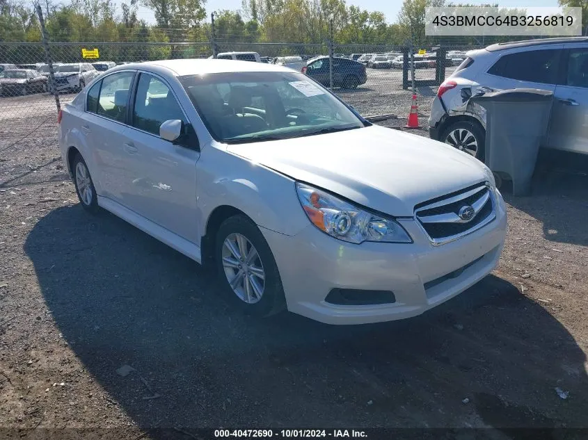 2011 Subaru Legacy 2.5I Premium VIN: 4S3BMCC64B3256819 Lot: 40472690