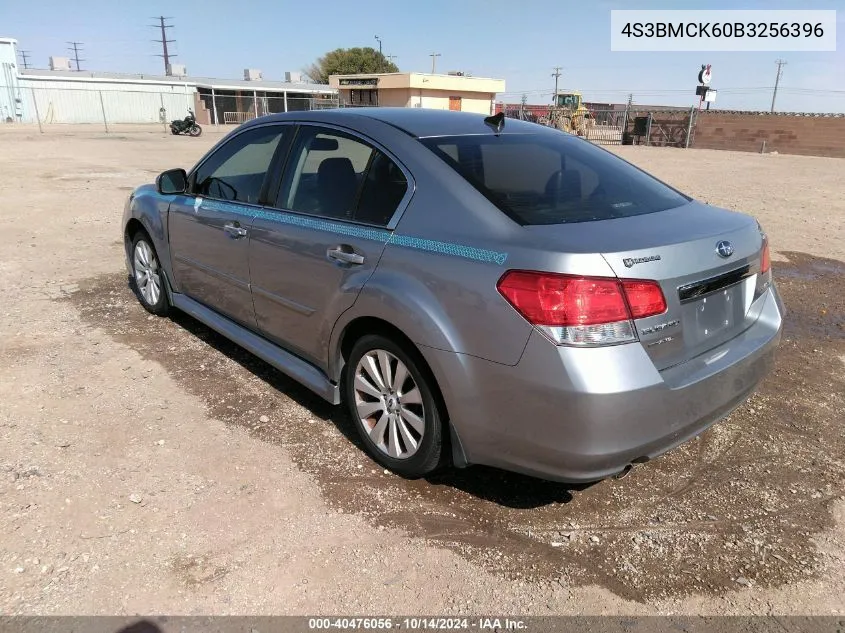 2011 Subaru Legacy 2.5I Limited VIN: 4S3BMCK60B3256396 Lot: 40476056