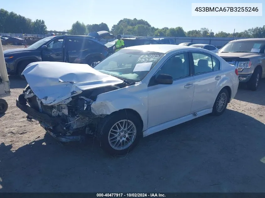 2011 Subaru Legacy 2.5I VIN: 4S3BMCA67B3255246 Lot: 40477917