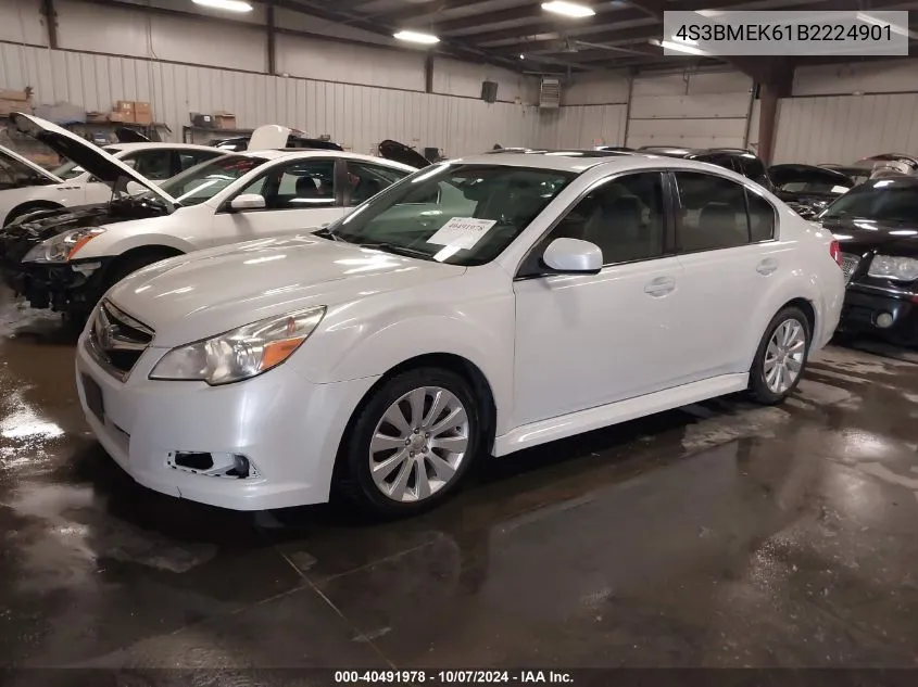 4S3BMEK61B2224901 2011 Subaru Legacy 3.6R Limited