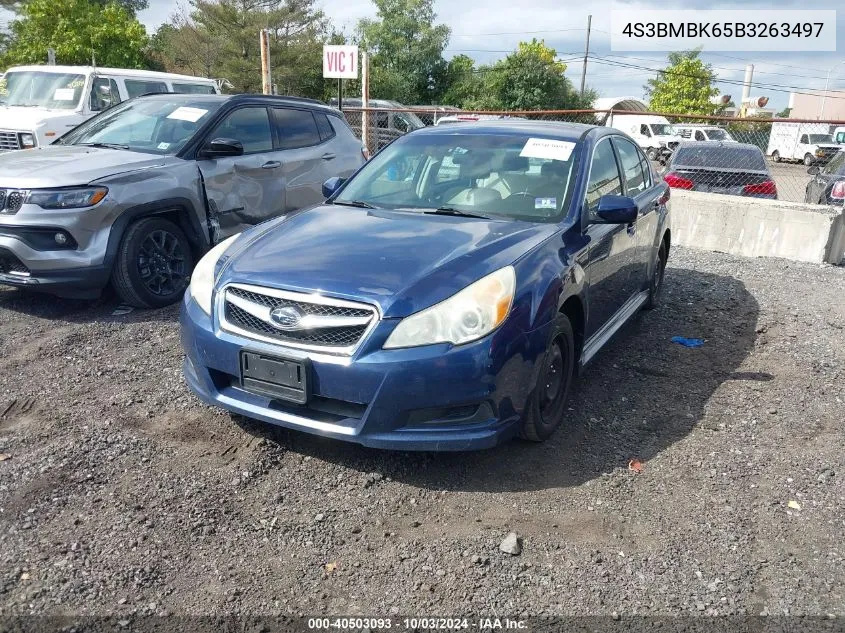 2011 Subaru Legacy 2.5I Limited VIN: 4S3BMBK65B3263497 Lot: 40503093