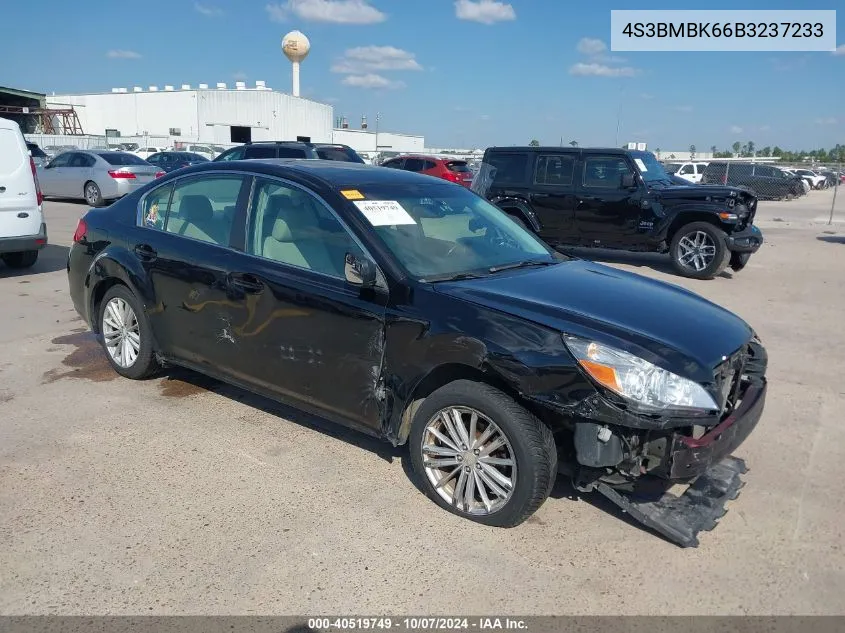 2011 Subaru Legacy 2.5I Limited VIN: 4S3BMBK66B3237233 Lot: 40519749