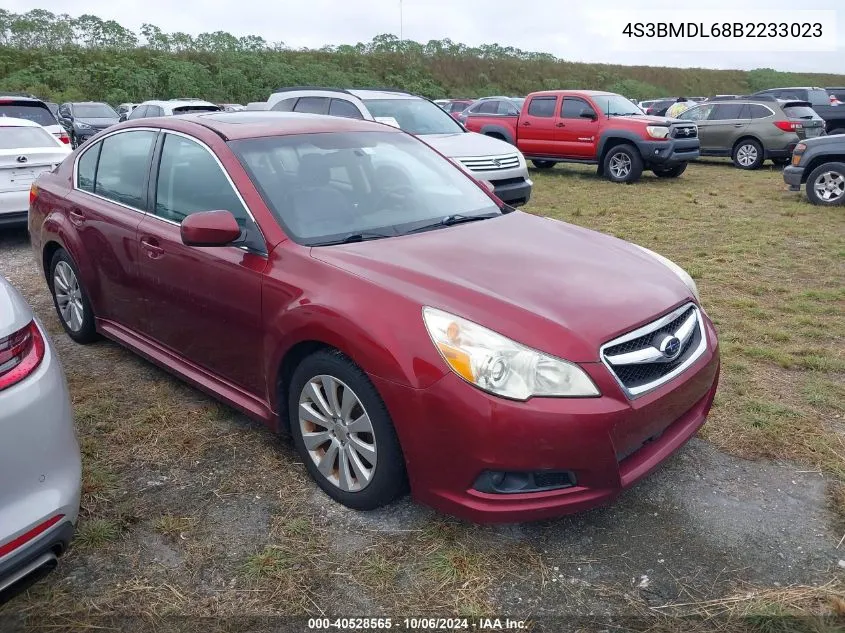 2011 Subaru Legacy 3.6R Limited VIN: 4S3BMDL68B2233023 Lot: 40528565