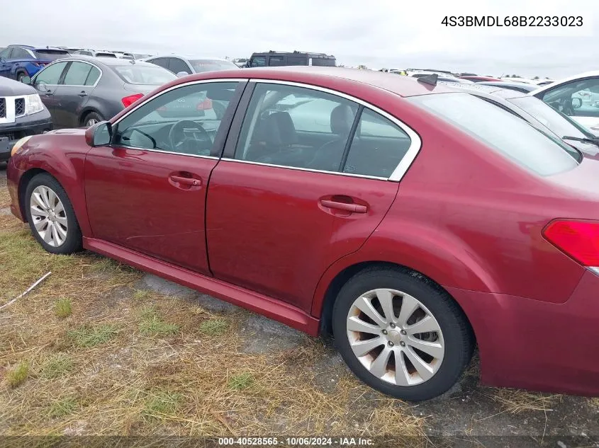 2011 Subaru Legacy 3.6R Limited VIN: 4S3BMDL68B2233023 Lot: 40528565