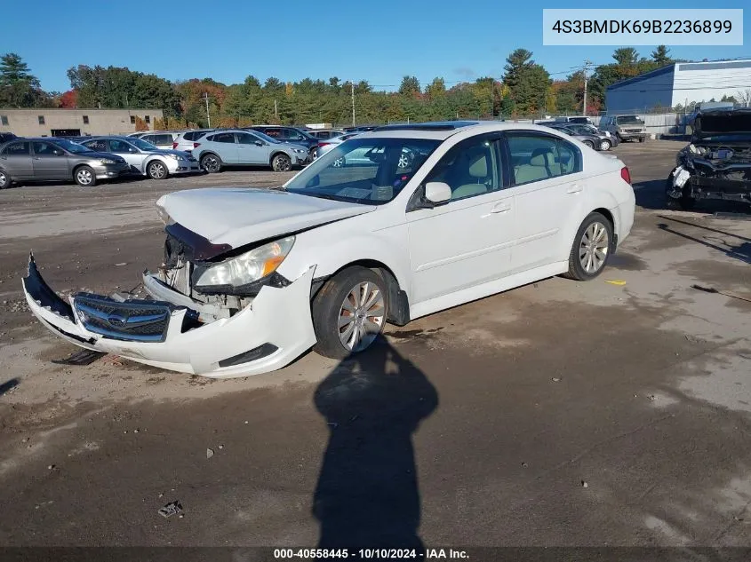 2011 Subaru Legacy 3.6R Limited VIN: 4S3BMDK69B2236899 Lot: 40558445