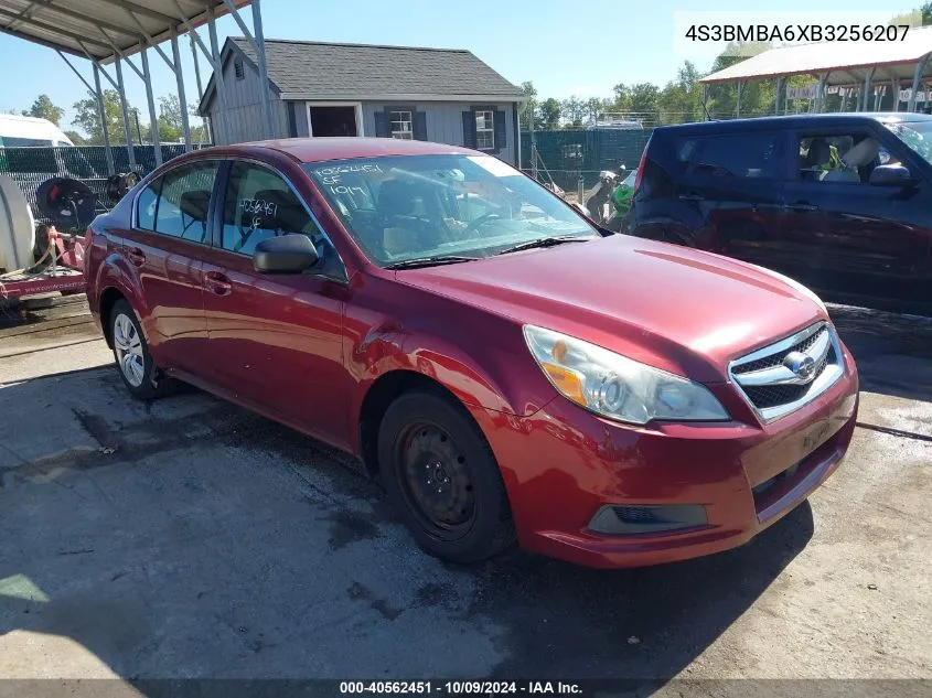 2011 Subaru Legacy 2.5I VIN: 4S3BMBA6XB3256207 Lot: 40562451