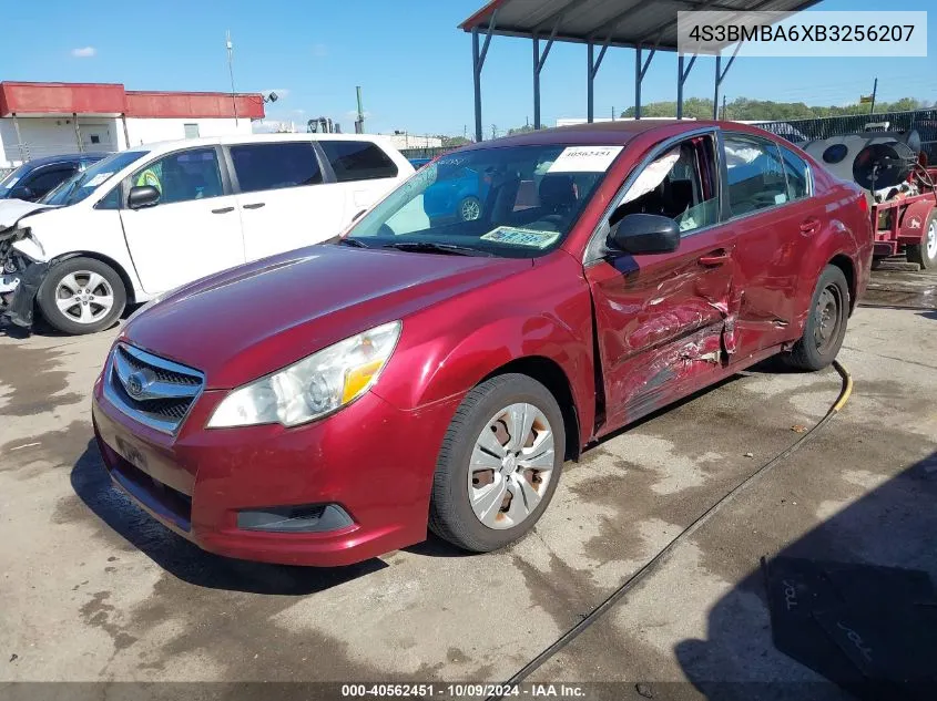 2011 Subaru Legacy 2.5I VIN: 4S3BMBA6XB3256207 Lot: 40562451