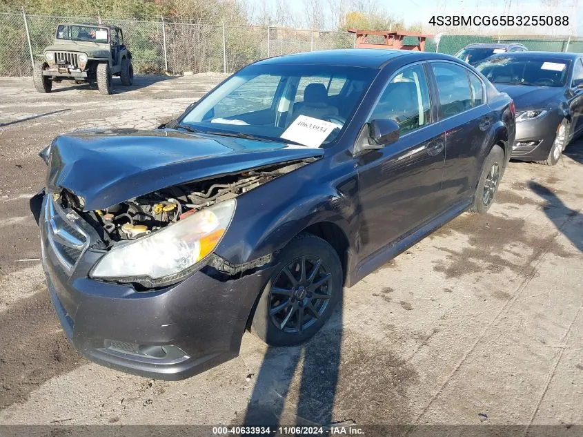 2011 Subaru Legacy 2.5I Premium VIN: 4S3BMCG65B3255088 Lot: 40633934