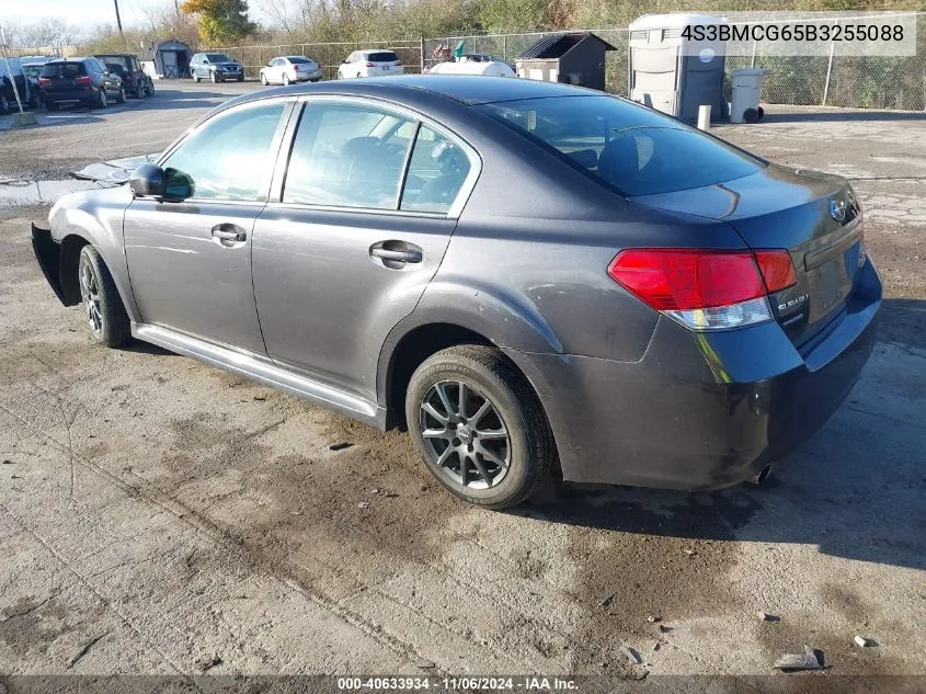 2011 Subaru Legacy 2.5I Premium VIN: 4S3BMCG65B3255088 Lot: 40633934