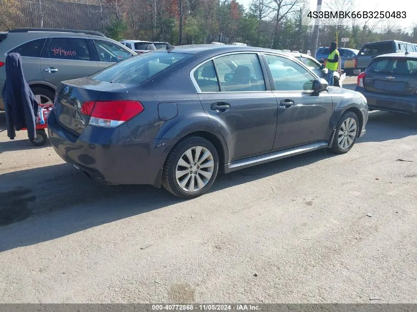 2011 Subaru Legacy 2.5I Limited VIN: 4S3BMBK66B3250483 Lot: 40772568