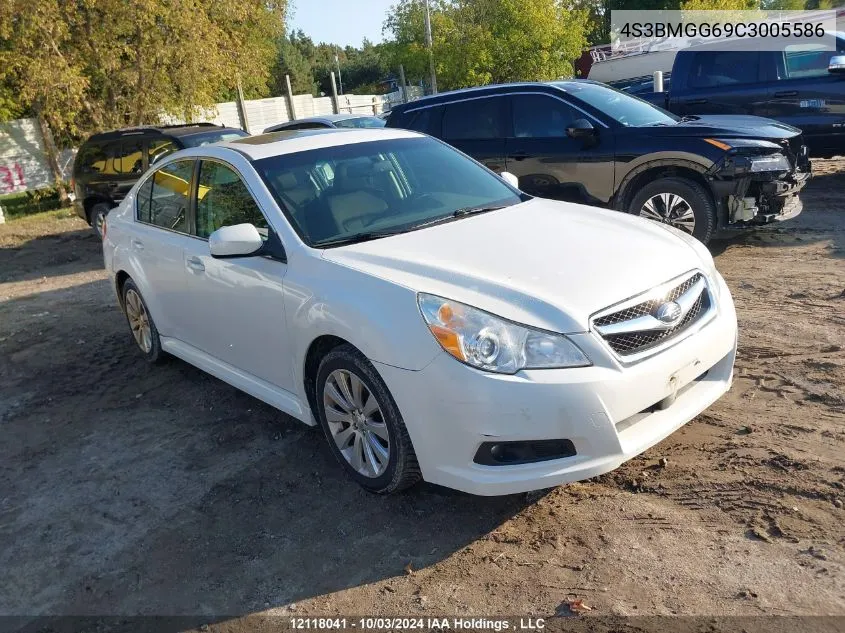 2012 Subaru Legacy 2.5I Premium VIN: 4S3BMGG69C3005586 Lot: 12118041