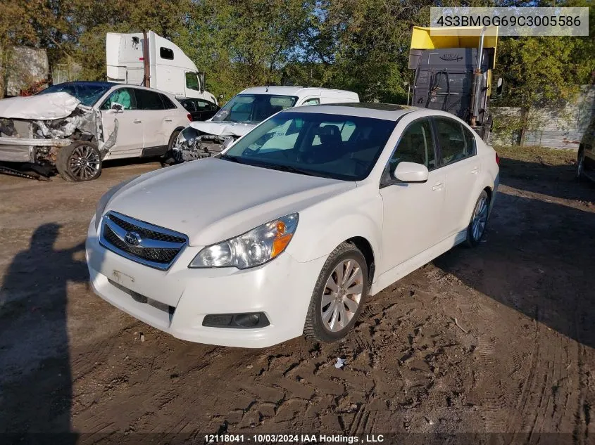 2012 Subaru Legacy 2.5I Premium VIN: 4S3BMGG69C3005586 Lot: 12118041