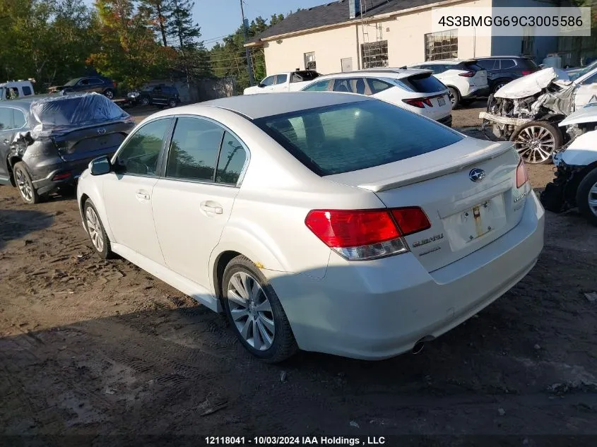 2012 Subaru Legacy 2.5I Premium VIN: 4S3BMGG69C3005586 Lot: 12118041