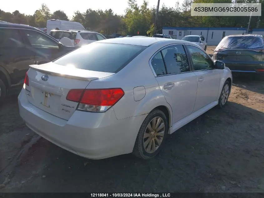 2012 Subaru Legacy 2.5I Premium VIN: 4S3BMGG69C3005586 Lot: 12118041