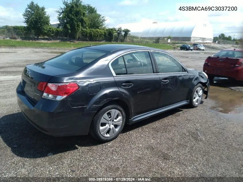 2012 Subaru Legacy 2.5I VIN: 4S3BMCA69C3037200 Lot: 39979386