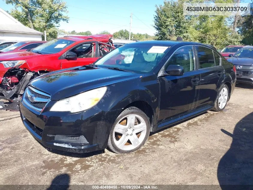 2012 Subaru Legacy 2.5I Premium VIN: 4S3BMBG63C3033709 Lot: 40499458