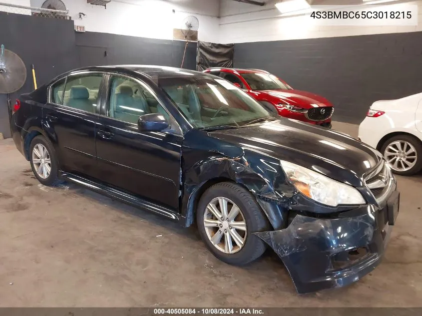 2012 Subaru Legacy 2.5I Premium VIN: 4S3BMBC65C3018215 Lot: 40505084