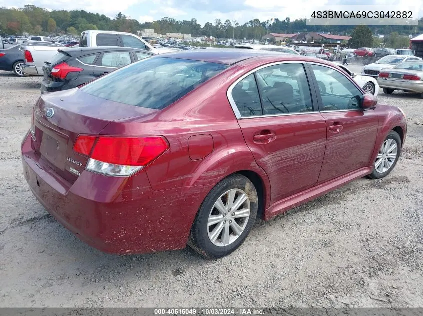 2012 Subaru Legacy 2.5I VIN: 4S3BMCA69C3042882 Lot: 40515049