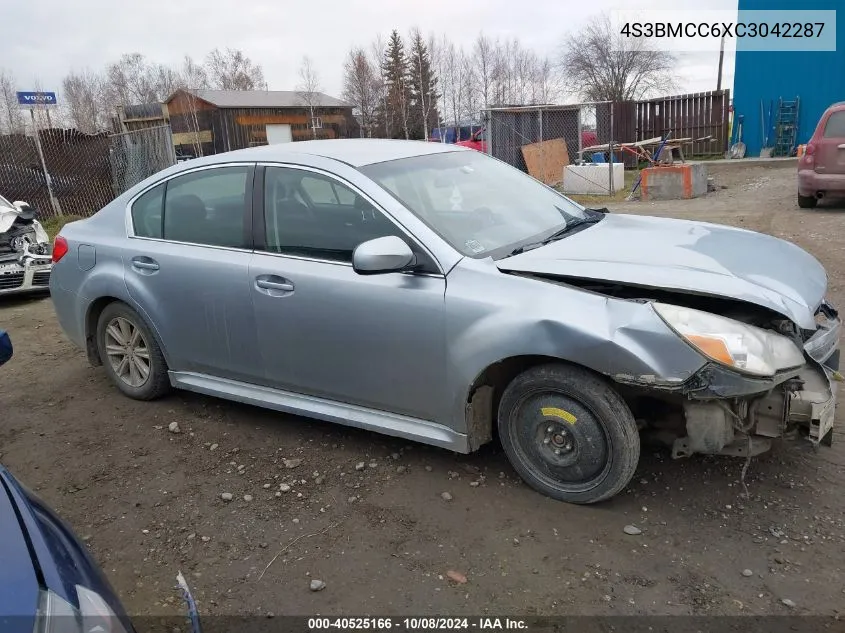 2012 Subaru Legacy 2.5I Premium VIN: 4S3BMCC6XC3042287 Lot: 40525166