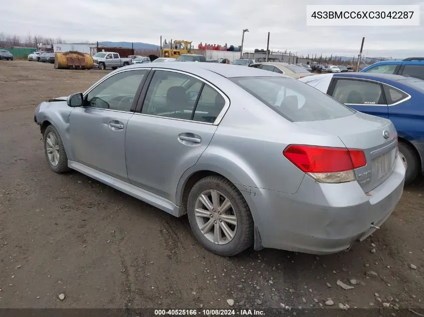 2012 Subaru Legacy 2.5I Premium VIN: 4S3BMCC6XC3042287 Lot: 40525166