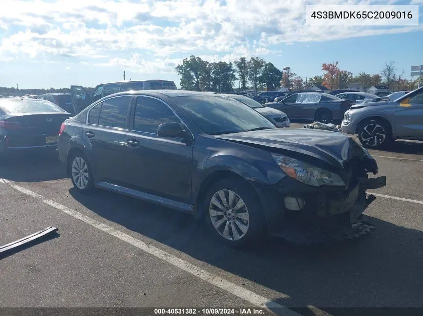 2012 Subaru Legacy 3.6R Limited VIN: 4S3BMDK65C2009016 Lot: 40531382