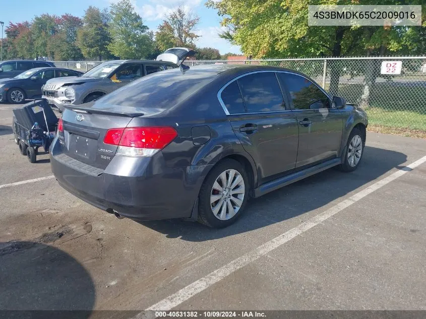 2012 Subaru Legacy 3.6R Limited VIN: 4S3BMDK65C2009016 Lot: 40531382