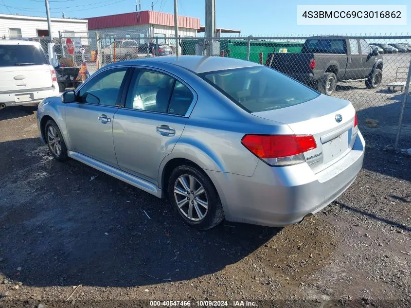 2012 Subaru Legacy 2.5I Premium VIN: 4S3BMCC69C3016862 Lot: 40547466