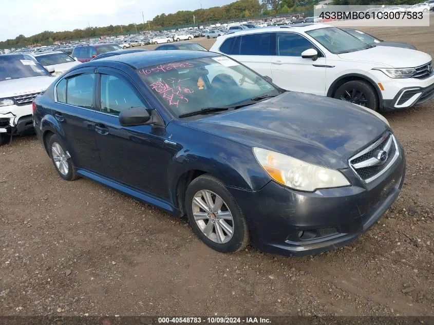 2012 Subaru Legacy 2.5I Premium VIN: 4S3BMBC61C3007583 Lot: 40548783