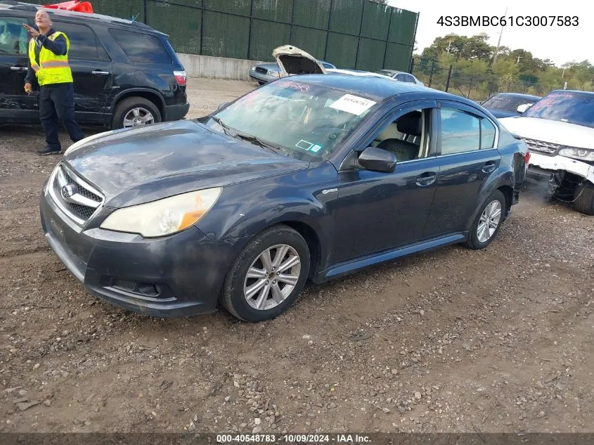 2012 Subaru Legacy 2.5I Premium VIN: 4S3BMBC61C3007583 Lot: 40548783