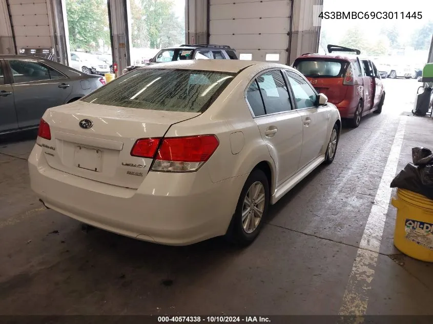 2012 Subaru Legacy 2.5I Premium VIN: 4S3BMBC69C3011445 Lot: 40574338