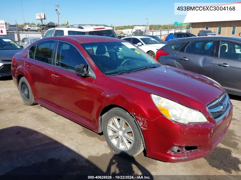 2012 Subaru Legacy 2.5I Premium VIN: 4S3BMCC6XC3004168 Lot: 40628826