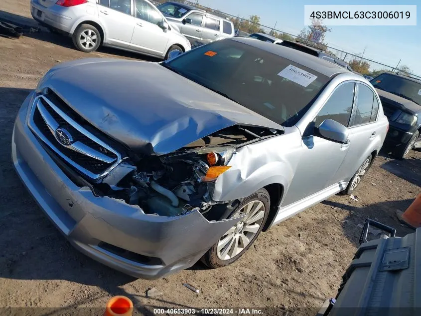 2012 Subaru Legacy 2.5I Limited VIN: 4S3BMCL63C3006019 Lot: 40653903