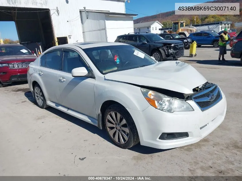 2012 Subaru Legacy 2.5I Limited VIN: 4S3BMBK69C3007140 Lot: 40678347