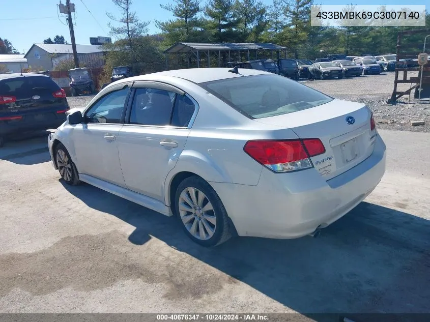 2012 Subaru Legacy 2.5I Limited VIN: 4S3BMBK69C3007140 Lot: 40678347