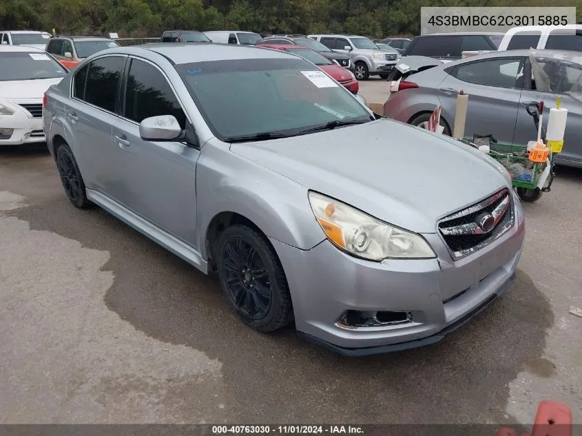 2012 Subaru Legacy 2.5I Premium VIN: 4S3BMBC62C3015885 Lot: 40763030