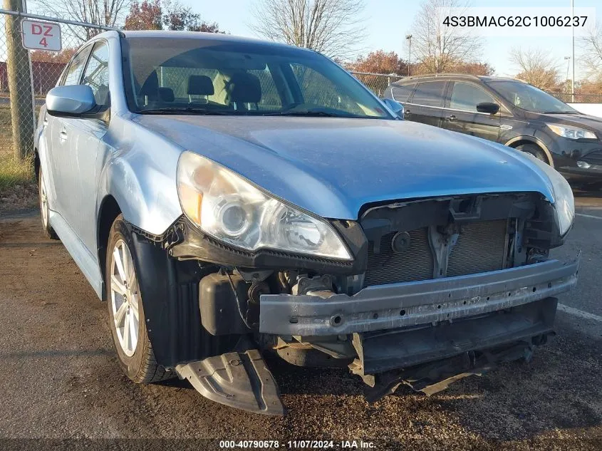 2012 Subaru Legacy 2.5I Premium VIN: 4S3BMAC62C1006237 Lot: 40790678