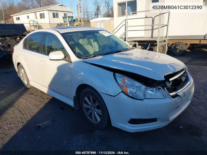 4S3BMBG61C3012390 2012 Subaru Legacy 2.5I Premium