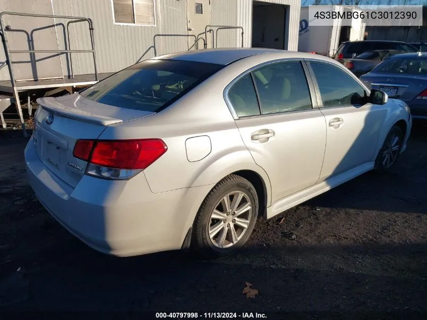 4S3BMBG61C3012390 2012 Subaru Legacy 2.5I Premium